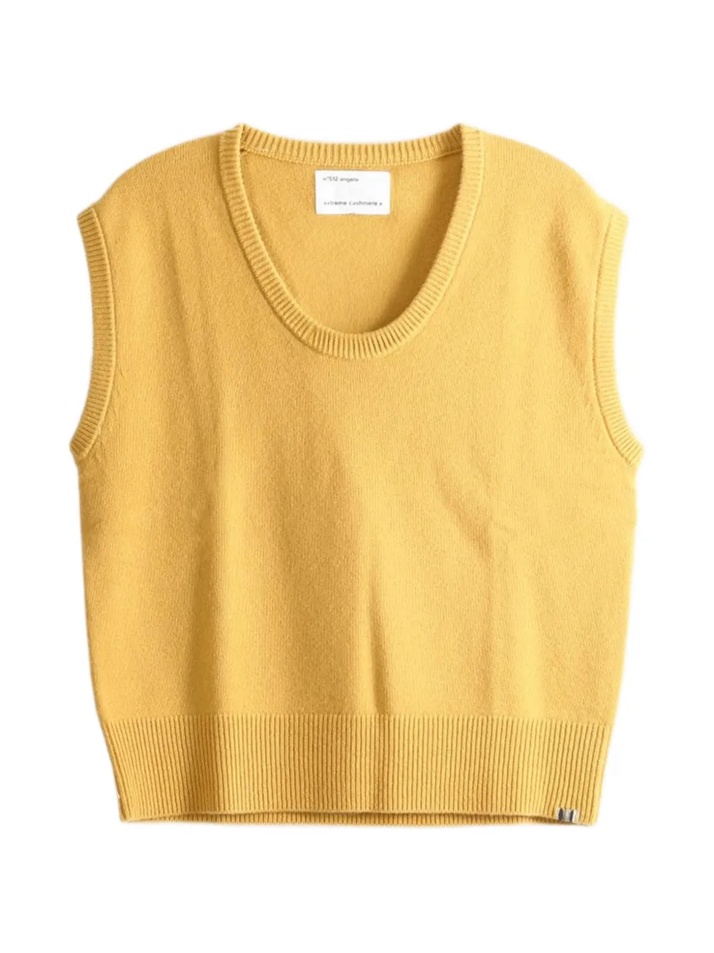 extreme cashmere N°512 Angele fine-knit sleeveless vest
