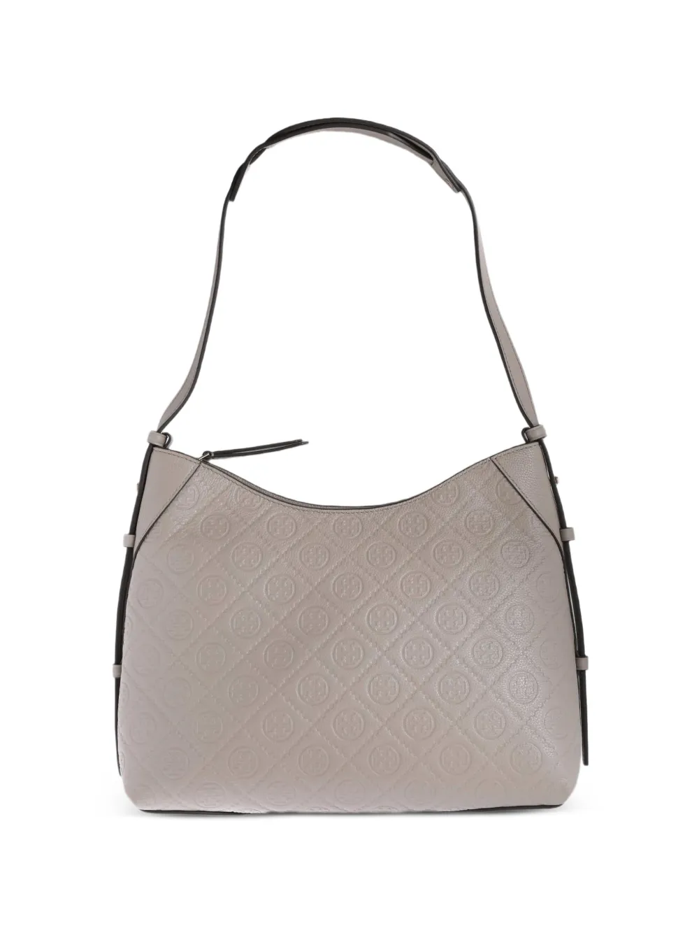 Tory Burch T Monogram leather tote bag - Grigio