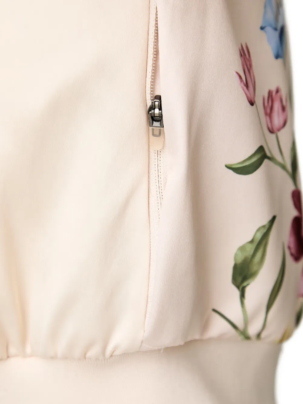 adidas x Farm Rio floral-print cropped jacket Beige