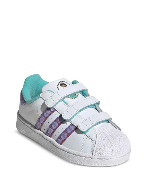 adidas Kids x Disney Princess Superstar touch-strap sneakers