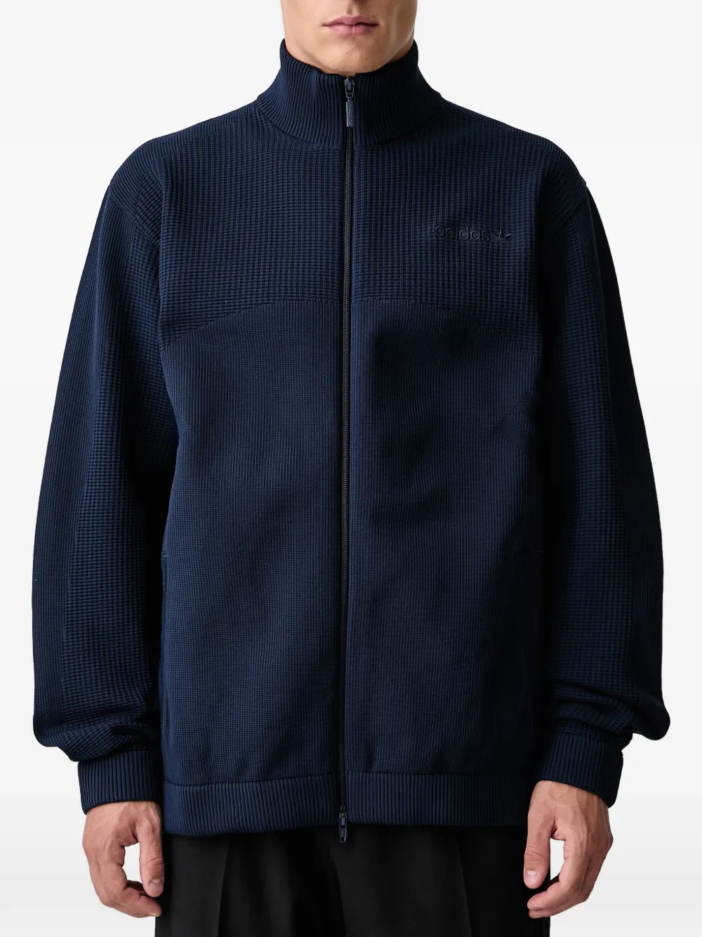 adidas Munich 93 zip-up sweater Blauw