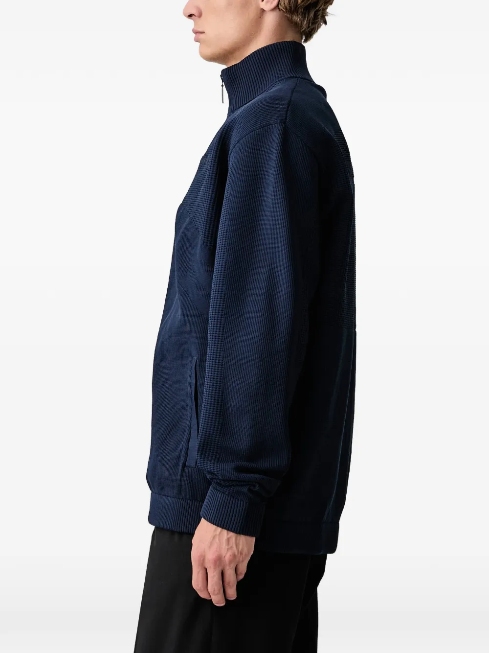 adidas Munich 93 zip-up sweater Blauw