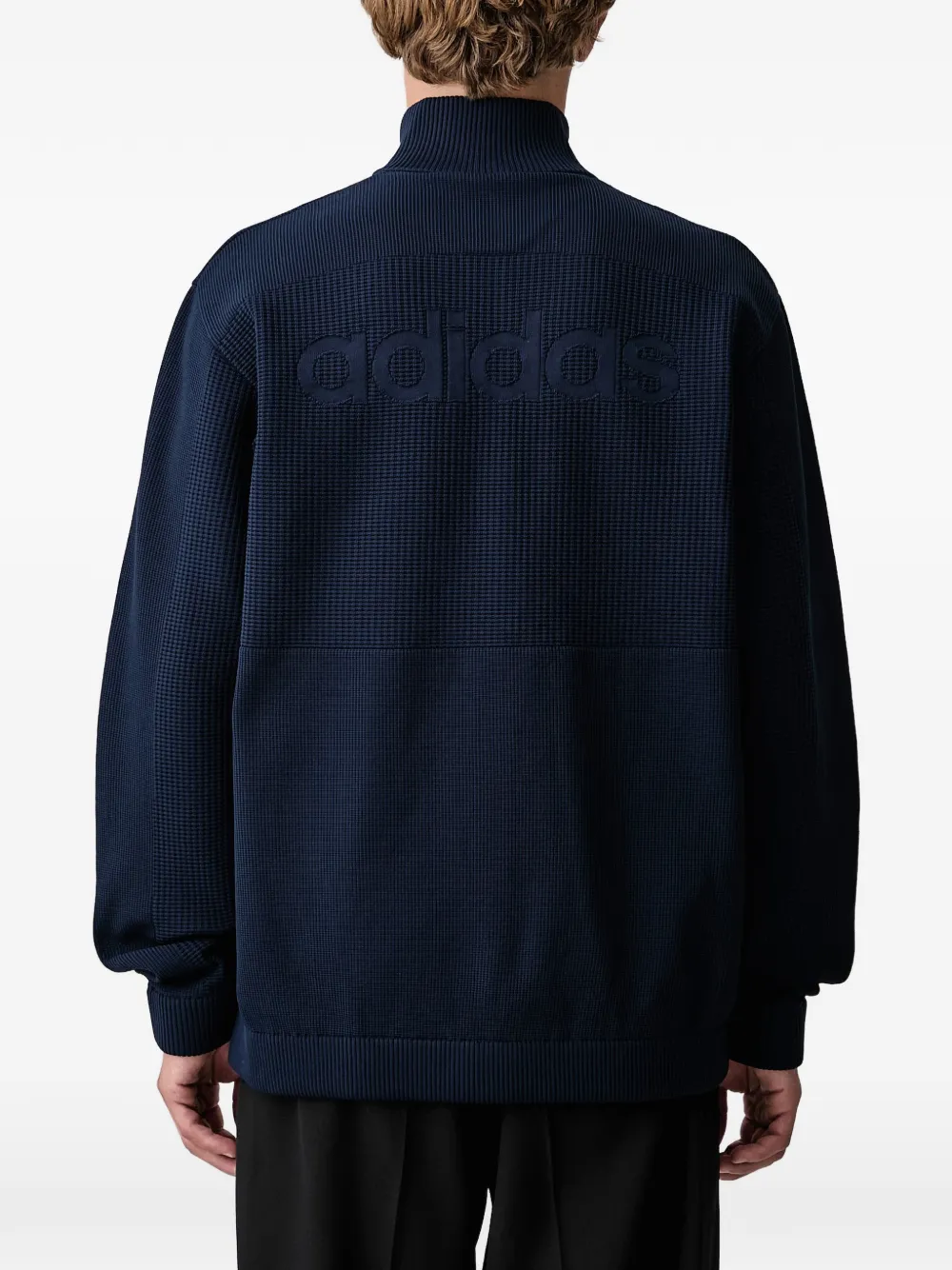 adidas Munich 93 zip-up sweater Blauw