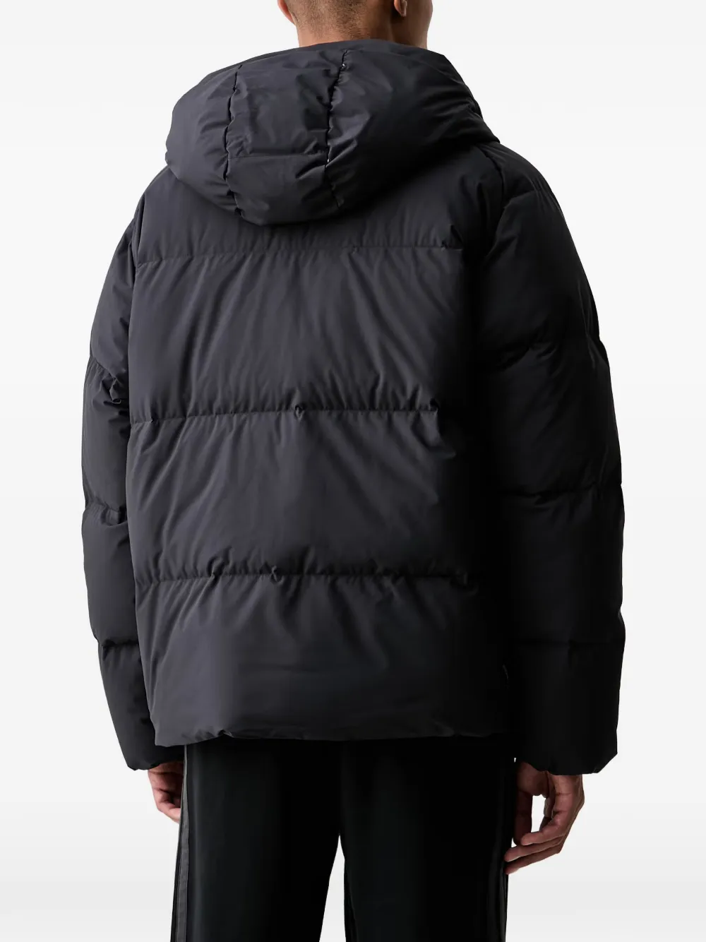 adidas Helionic hooded padded jacket Zwart