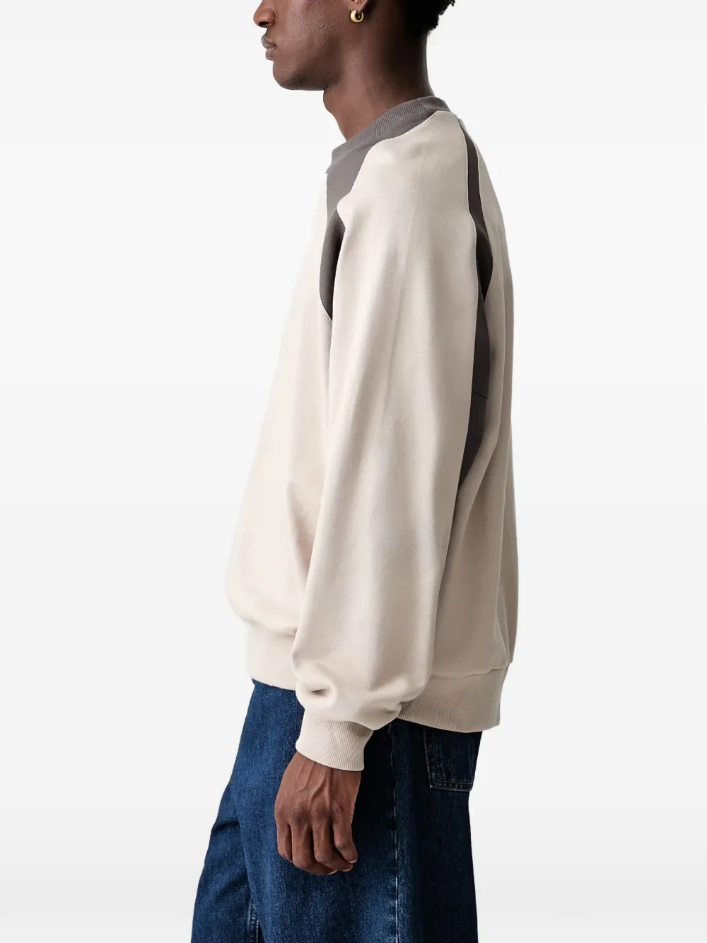 adidas x Hermanos Koumori colour-block sweater Beige