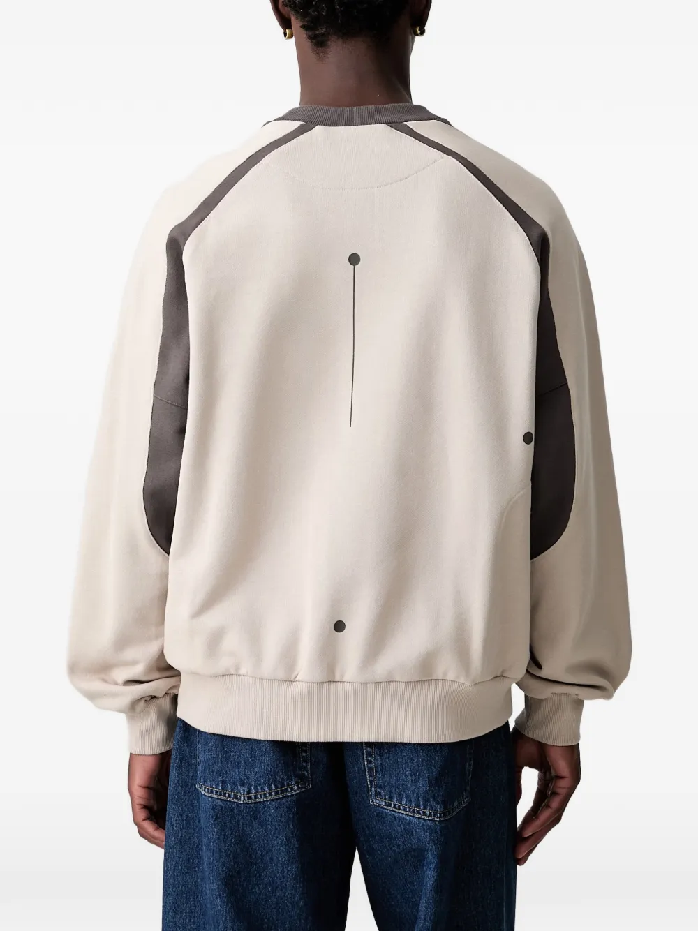 adidas x Hermanos Koumori colour-block sweater Beige