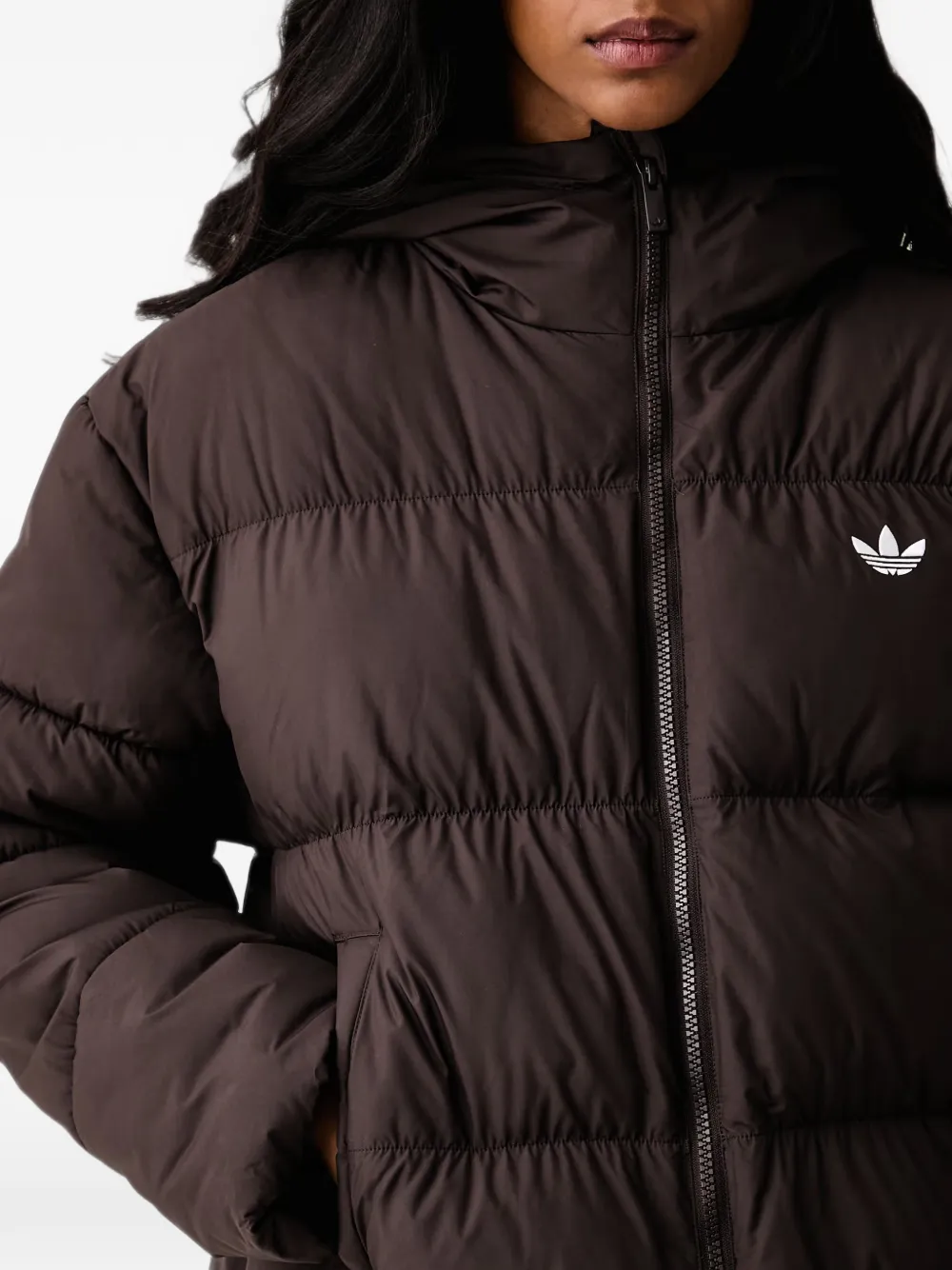 adidas quilted hooded puffer jacket Bruin
