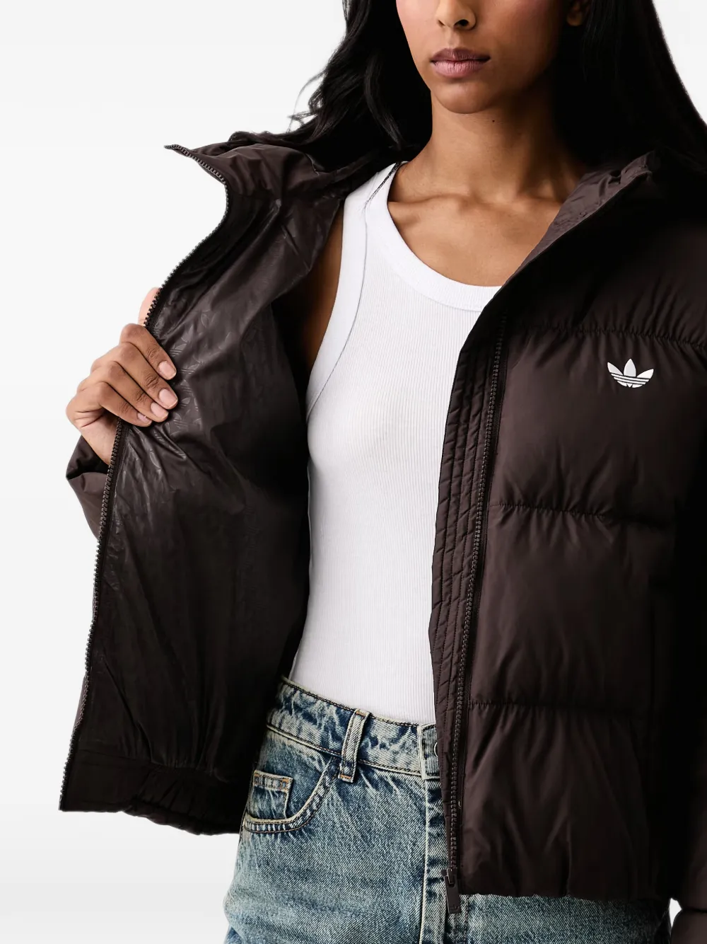 adidas quilted hooded puffer jacket Bruin