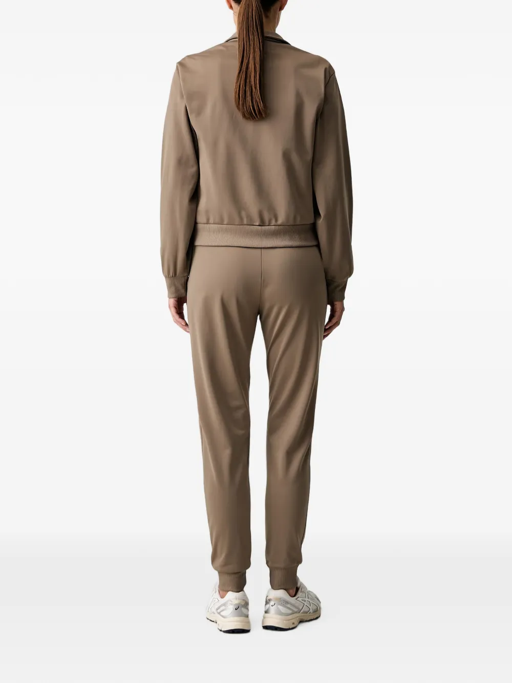 adidas Essentials logo-embroidered tracksuit Groen