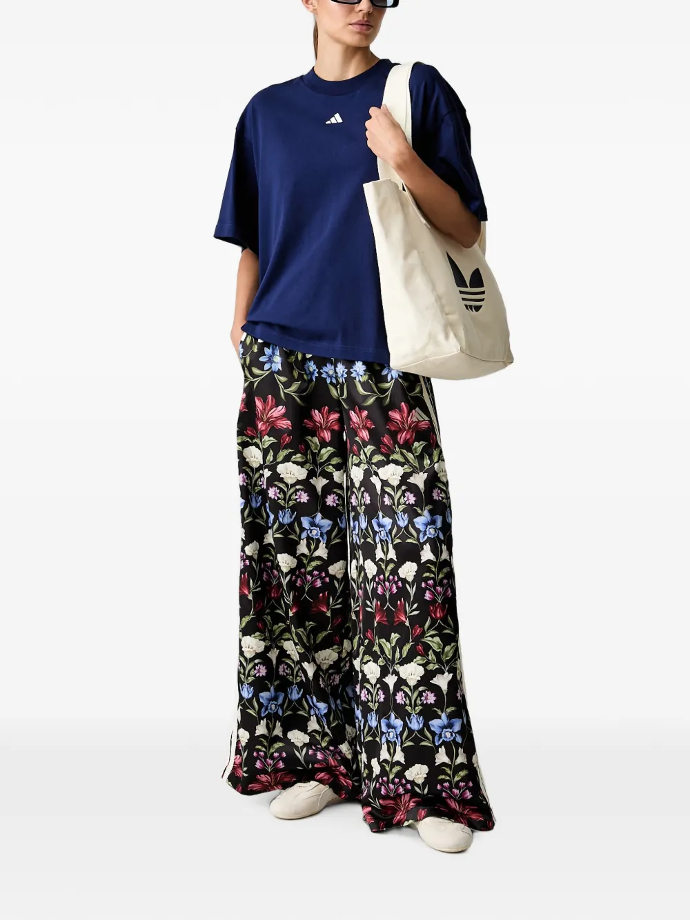adidas x Farm Rio Premium floral-print track pants Zwart