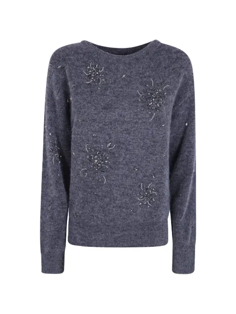 Seventy crystal-embellished sweater
