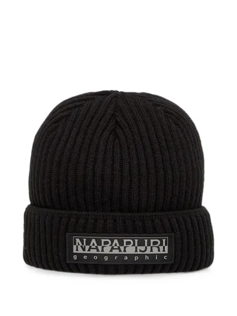 Napapijri F-Vispa ribbed beanie hat