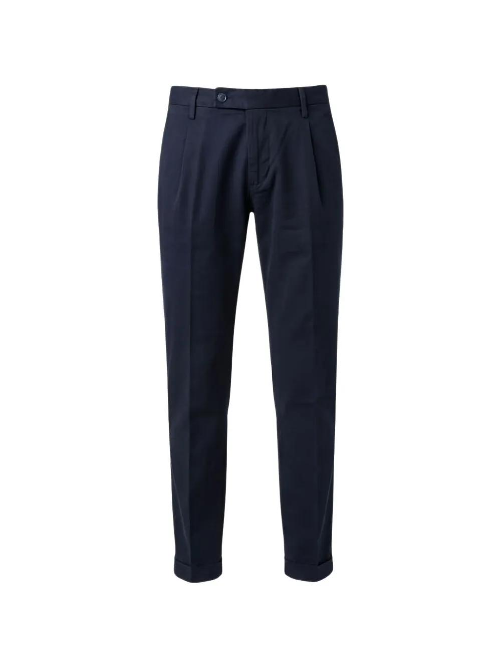 Re-Hash pleated turn-up trousers