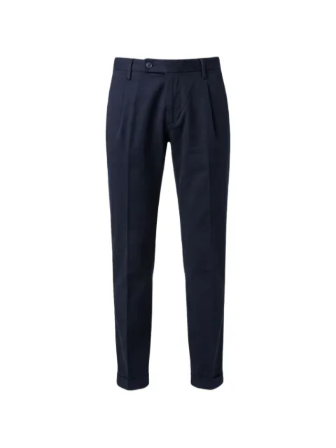 Re-Hash pleated turn-up trousers