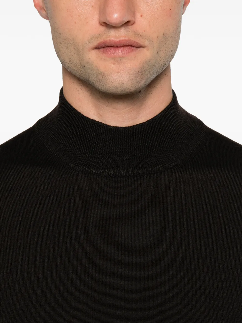 Tagliatore high-neck sweater Bruin