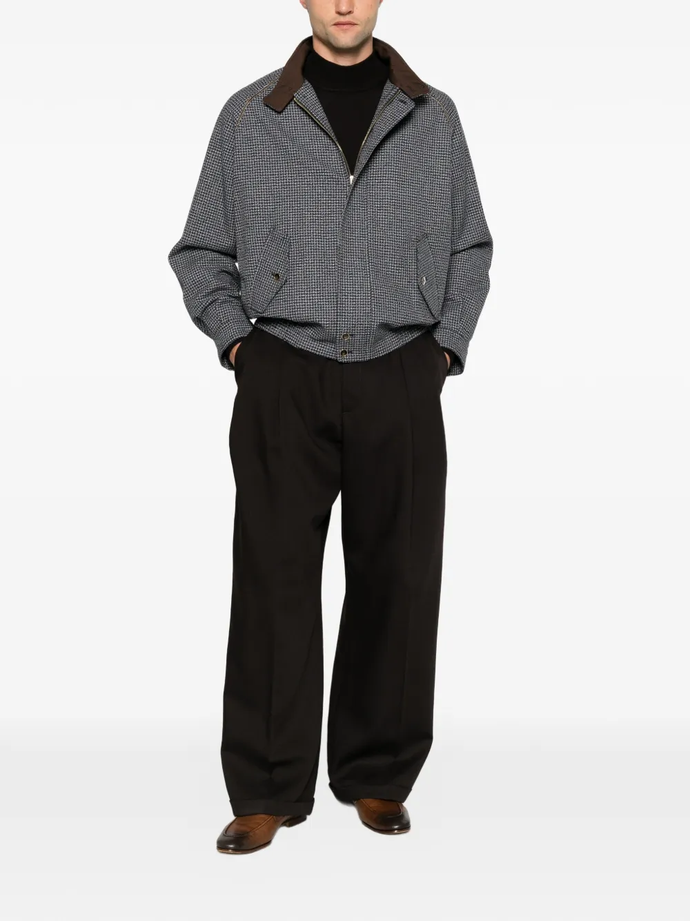 Tagliatore high-neck sweater Bruin