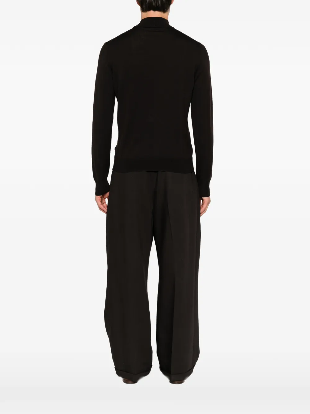 Tagliatore high-neck sweater Bruin