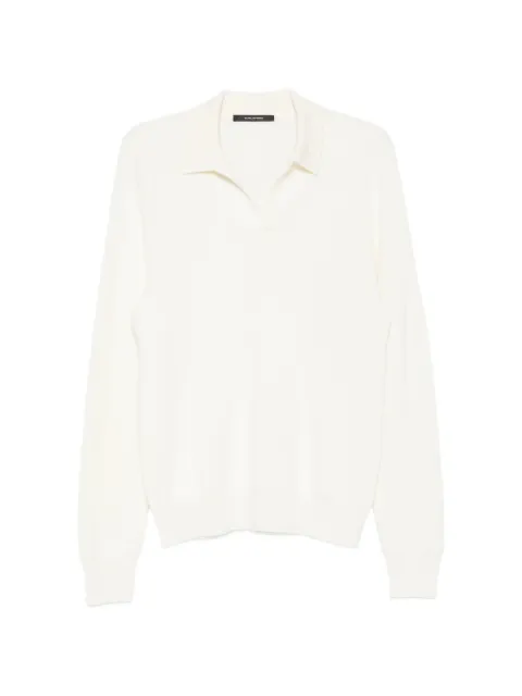Tagliatore fine-knit long-sleeve sweater