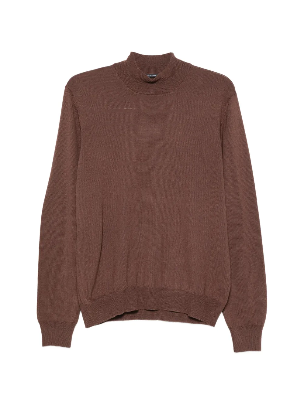 Tagliatore Lionel Pullover mit Stehkragen - Braun