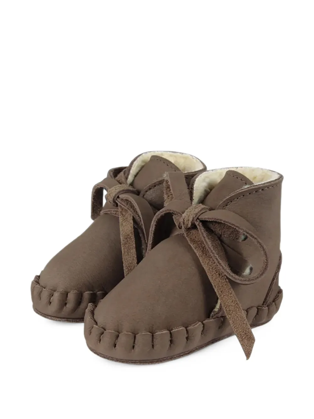 Donsje Pina Classic Booties leather pre-walkers - Braun
