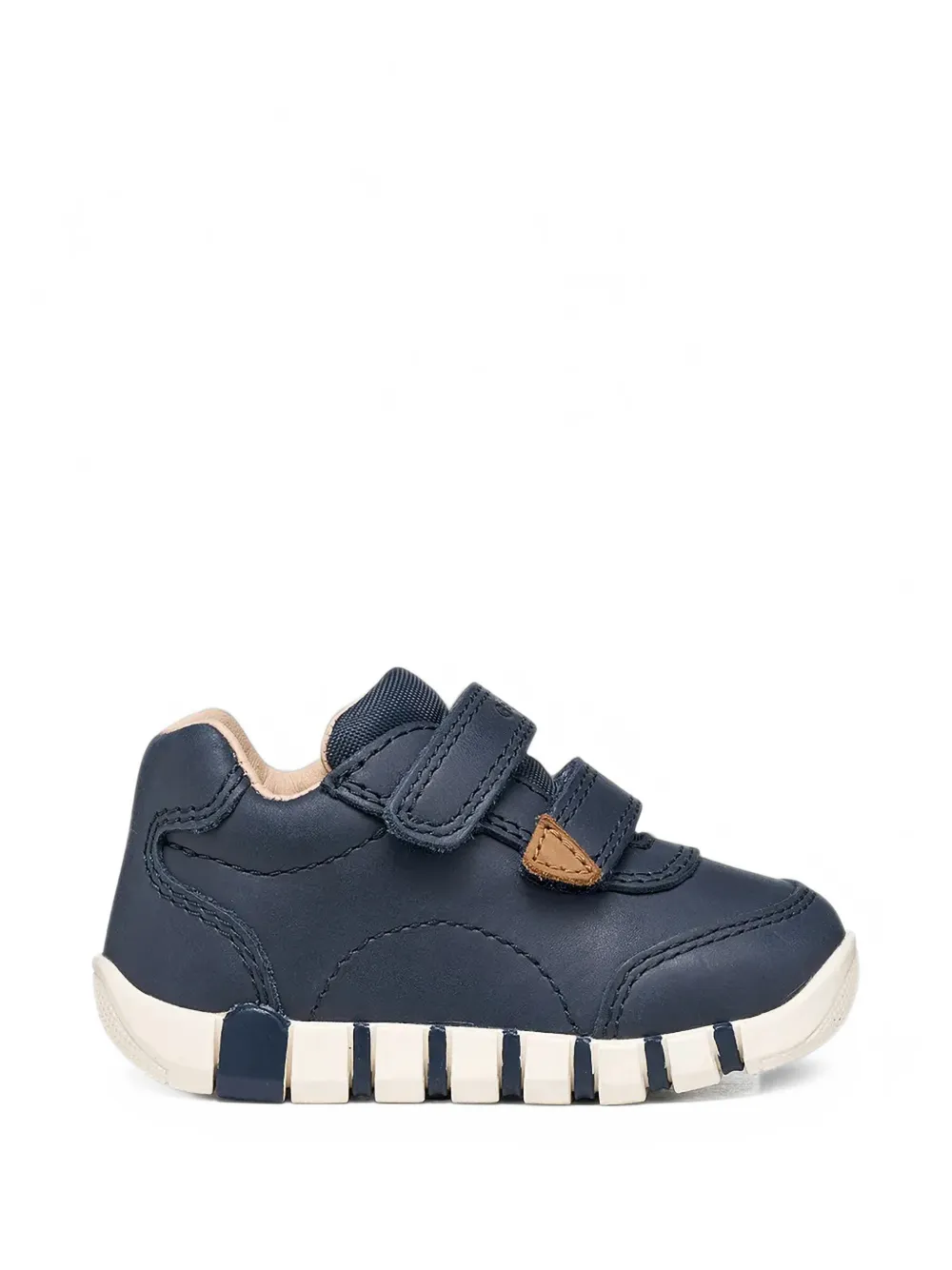 Geox Kids IUPIDOO touch-strap leather sneakers - Blu