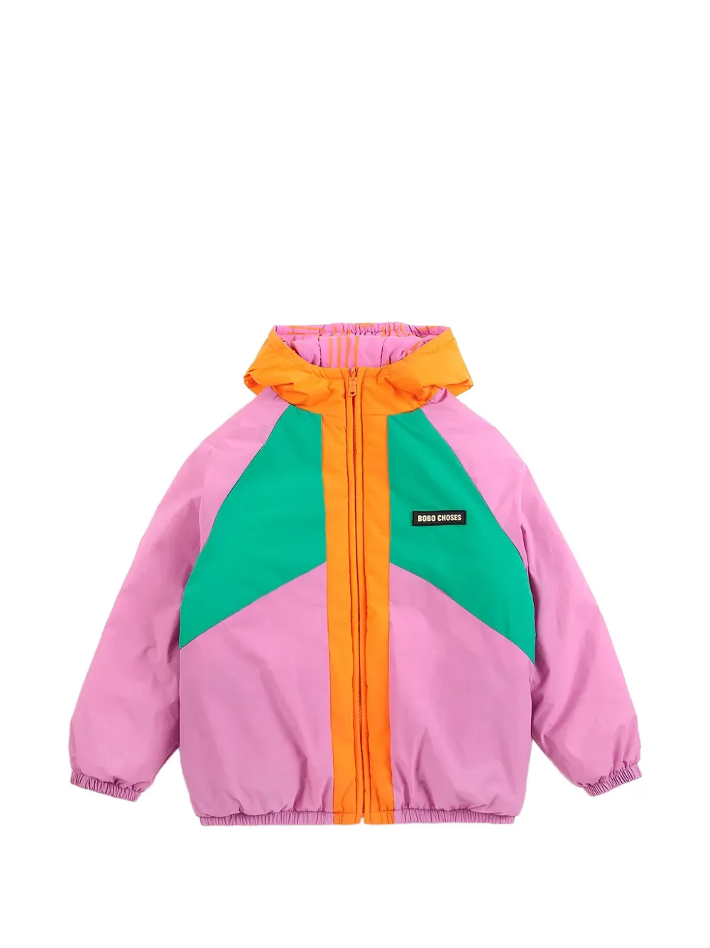 Bobo Choses Almost Moire reversible colour-block jacket - Rose Bobo Choses Almost Moire reversible colour-block jacket - Rose