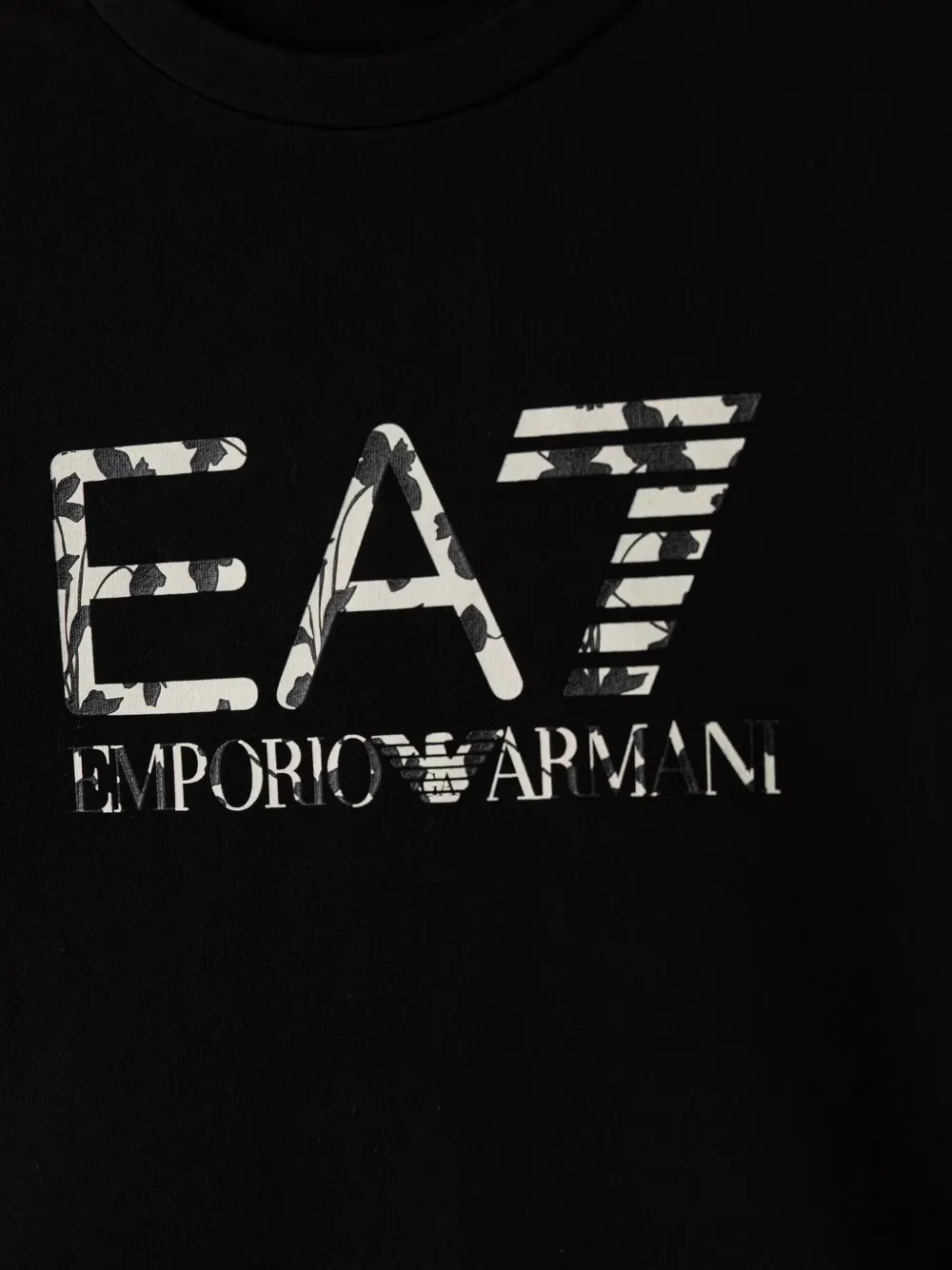 Emporio Armani Kids logo-print sweatshirt Zwart