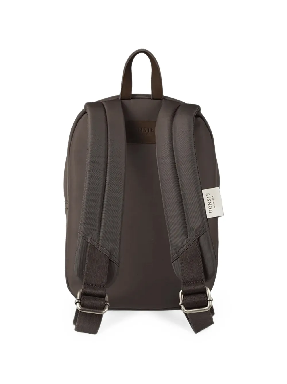 Donsje Sifo rugzak met wasbeer-patchwork Bruin