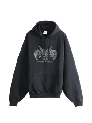 VETEMENTS グラフィック ジップパーカー | ブラック | FARFETCH JP