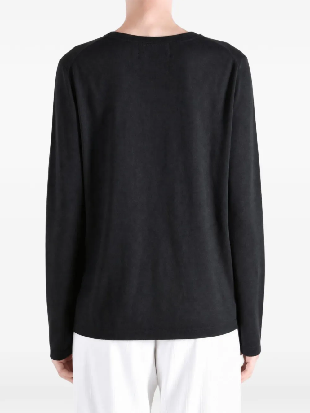 extreme cashmere N°500 Jones T-shirt met lange mouwen Zwart