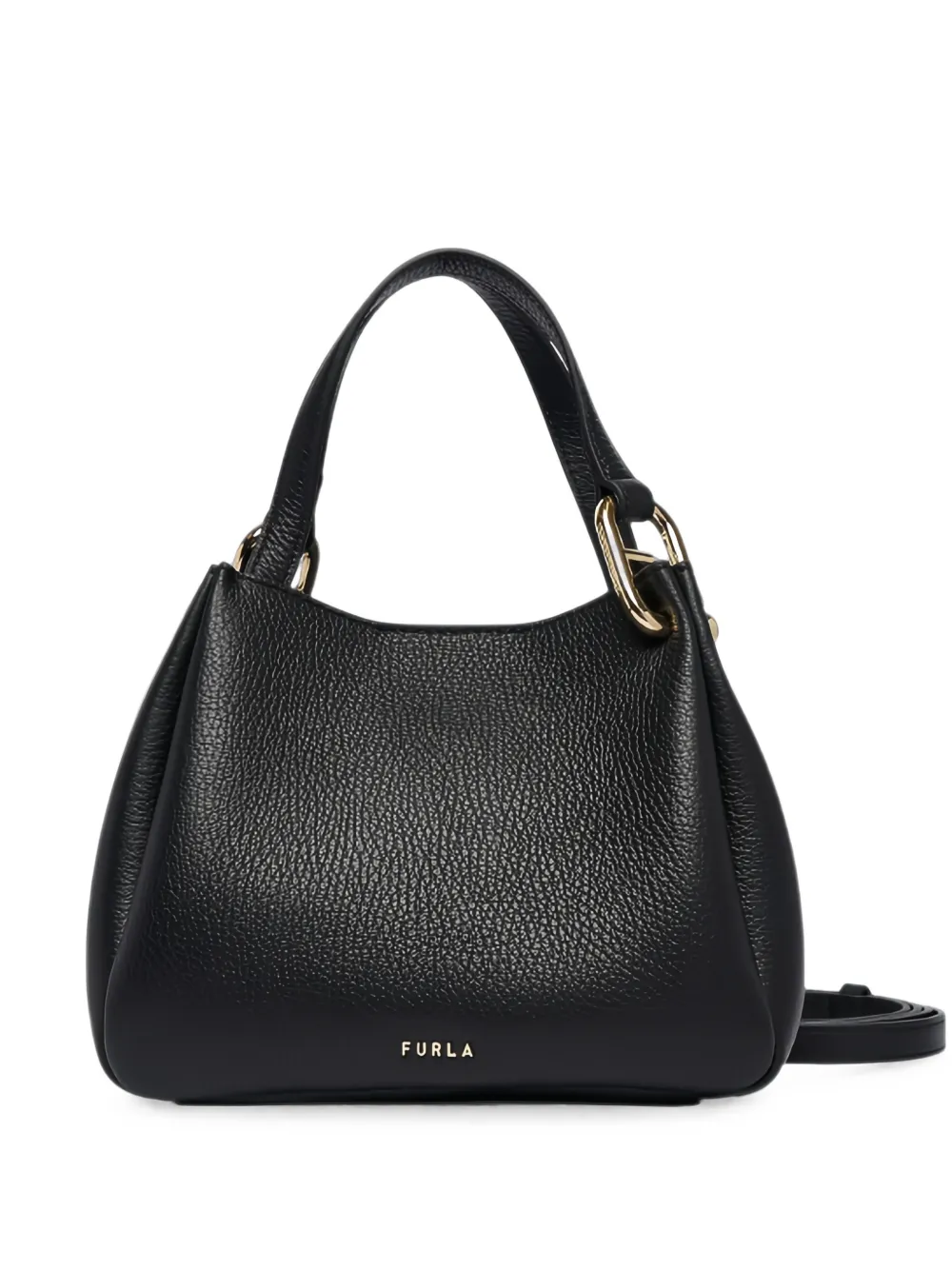 Furla grained leather shoulder bag - Nero