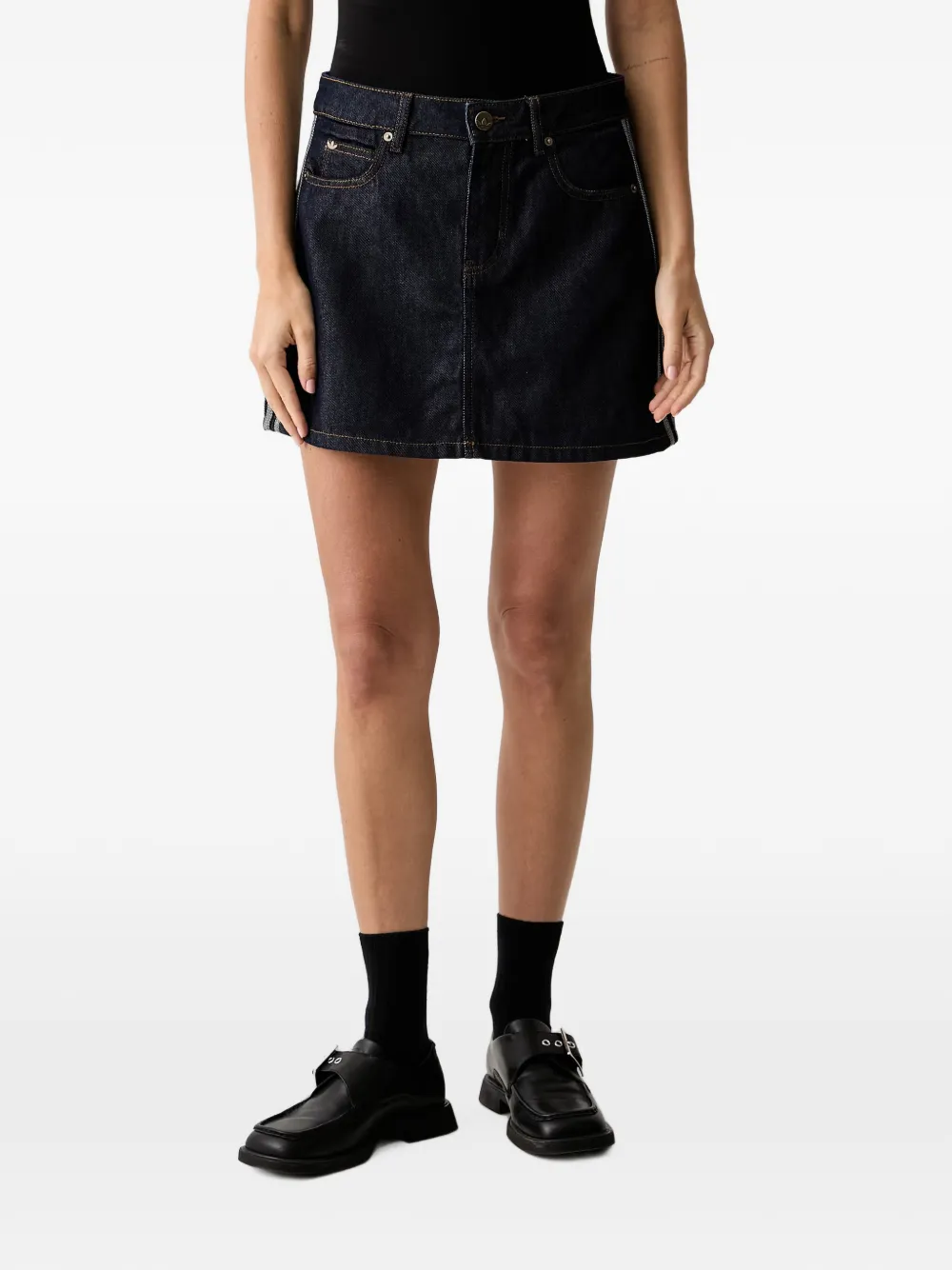 adidas 3-Stripes logo-patch mini skirt