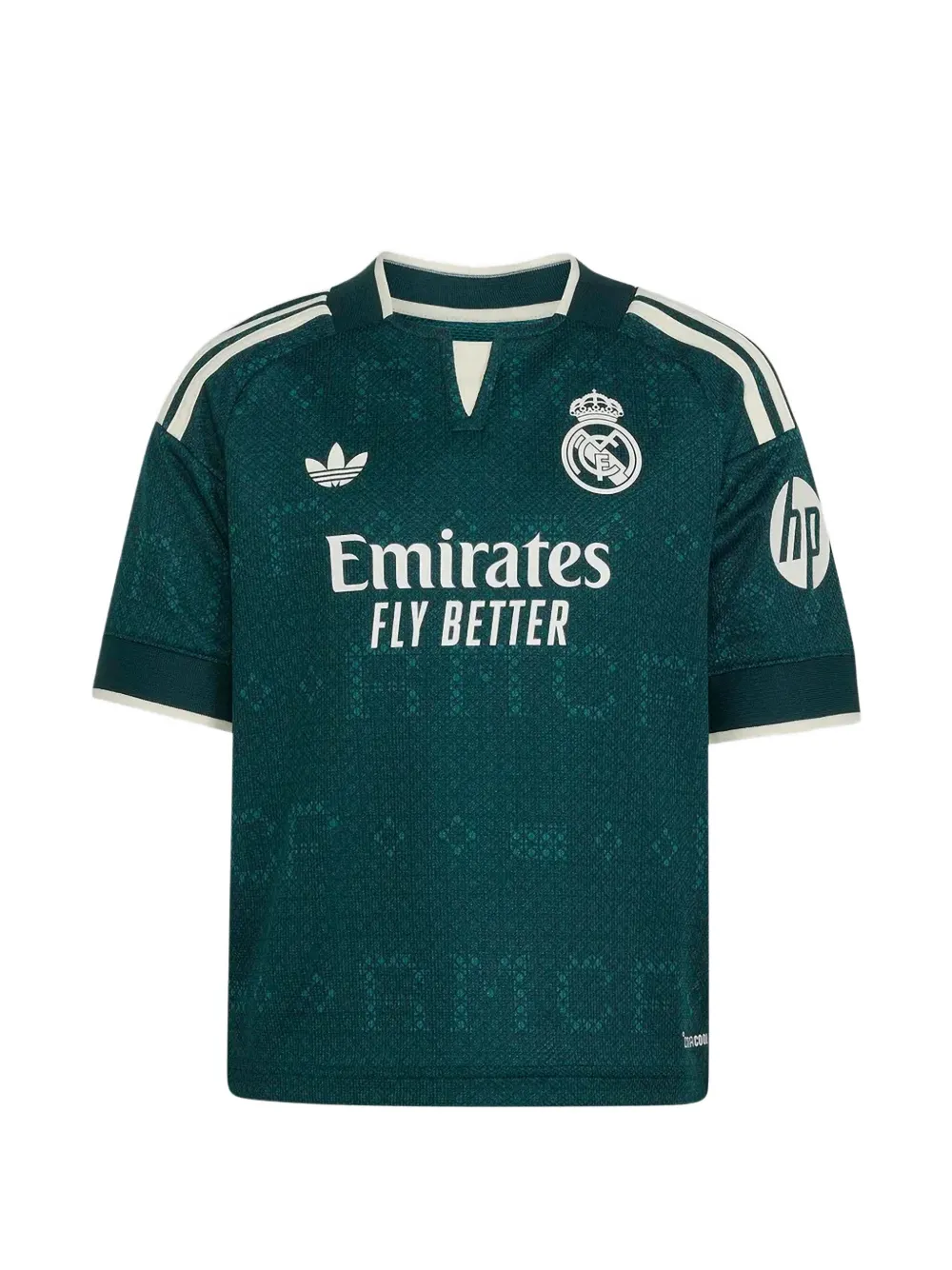 adidas Kids x Real Madrid logo-print shorts set Groen