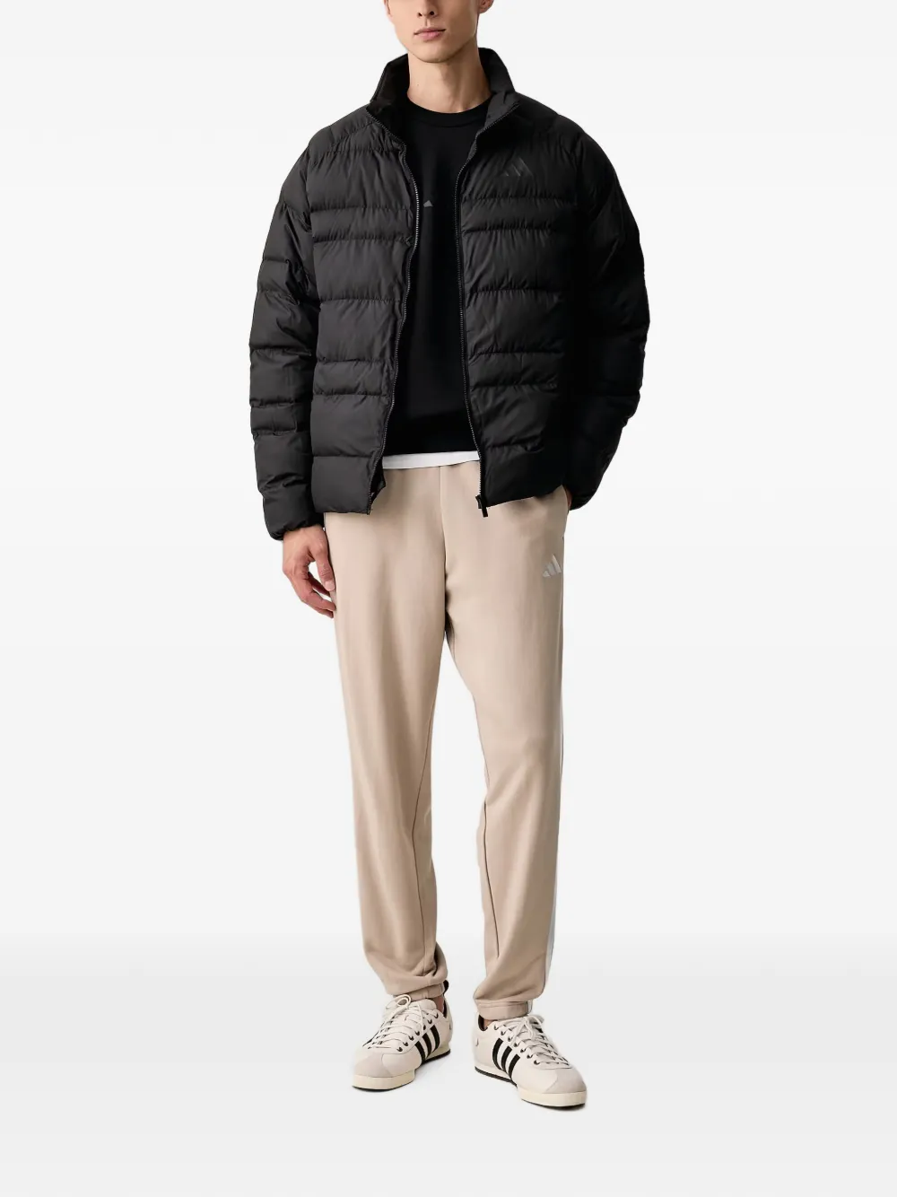 adidas Essentials packable insulated jacket Zwart