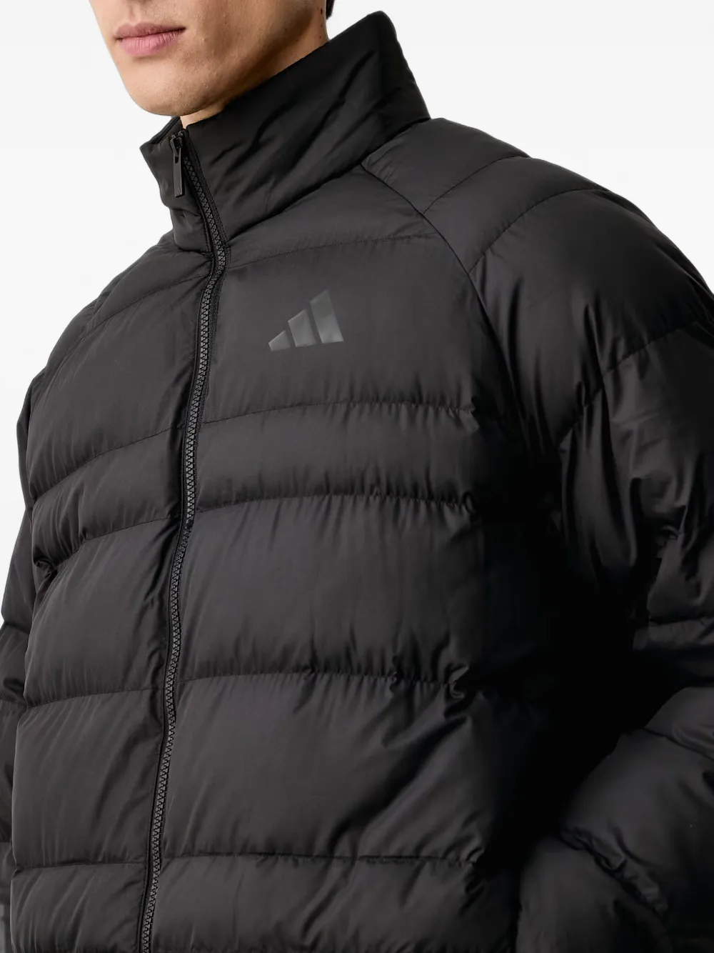 adidas Essentials packable insulated jacket Zwart
