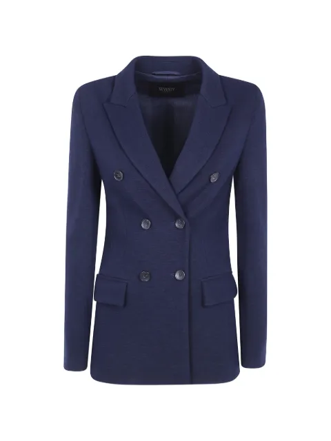 Seventy double-breasted wool blazer