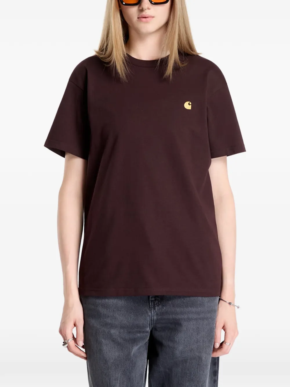 Carhartt WIP Chase T-shirt Bruin