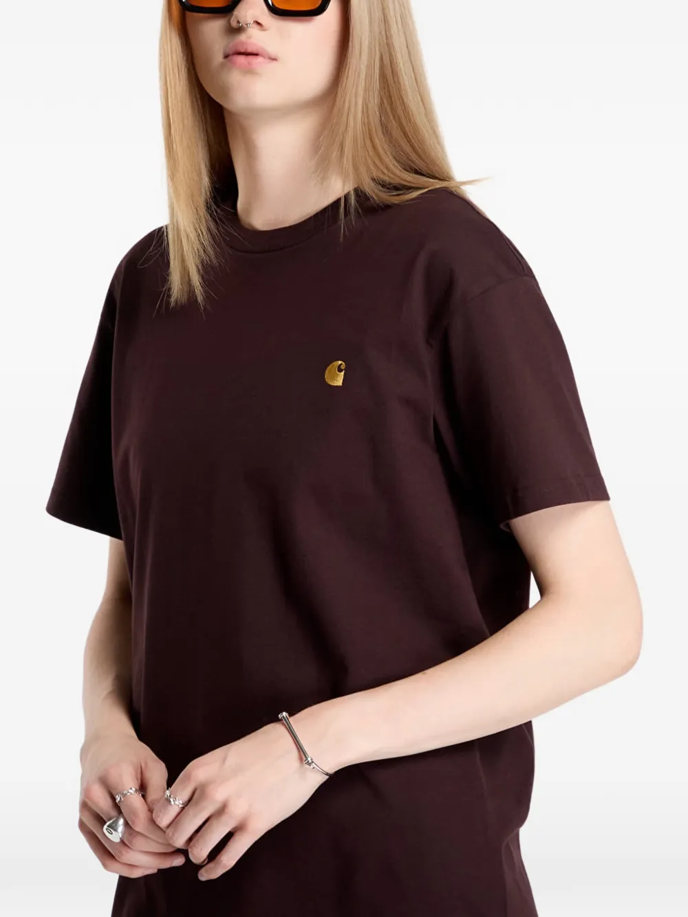 Carhartt WIP Chase T-shirt Bruin