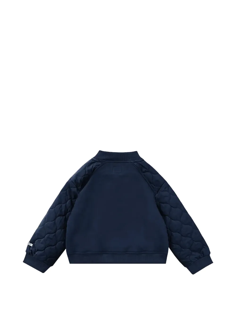 Donsje Noal jack met gewatteerde mouwen en koala-patch Blauw