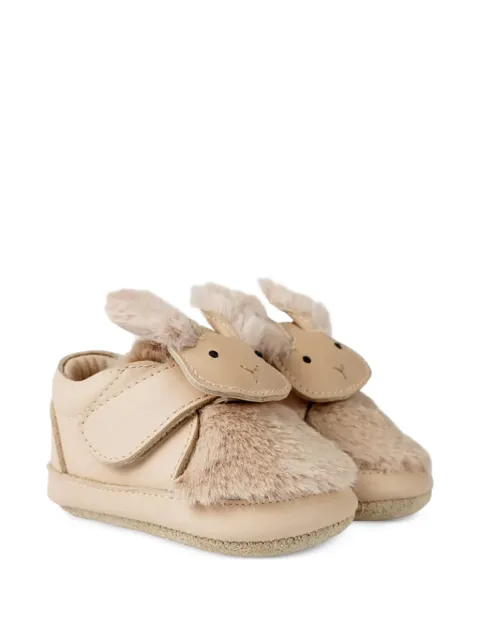 Donsje Matijn rabbit-patch touch-strap shoes