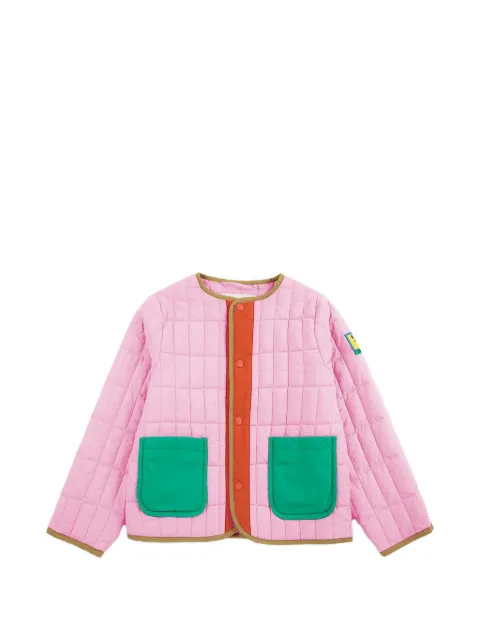 Bobo Choses Booo Bo Choses Tag quilted logo-patch jacket