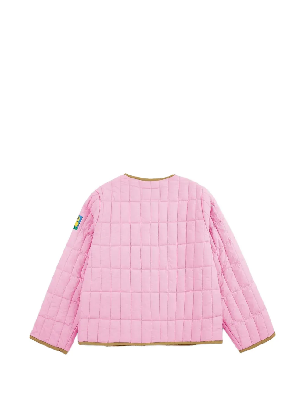 Bobo Choses Booo Bo Choses Tag gewatteerd jack met logo-patch Roze