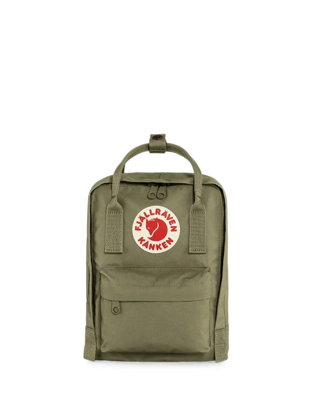 Fjällräven Kids mini Kånken logo-patch backpack - Verde