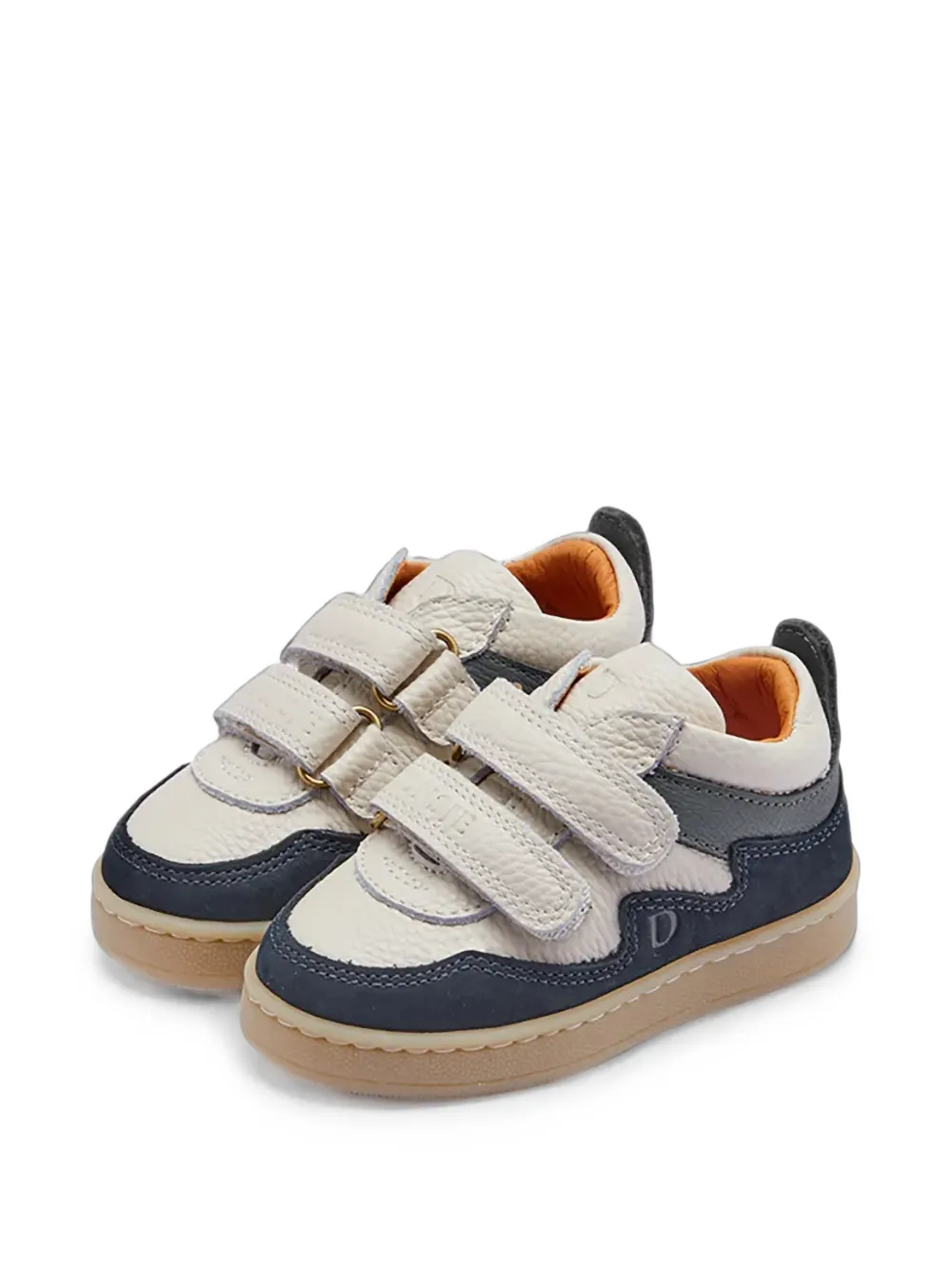 Donsje Pesio touch-strap leather sneakers - Blu