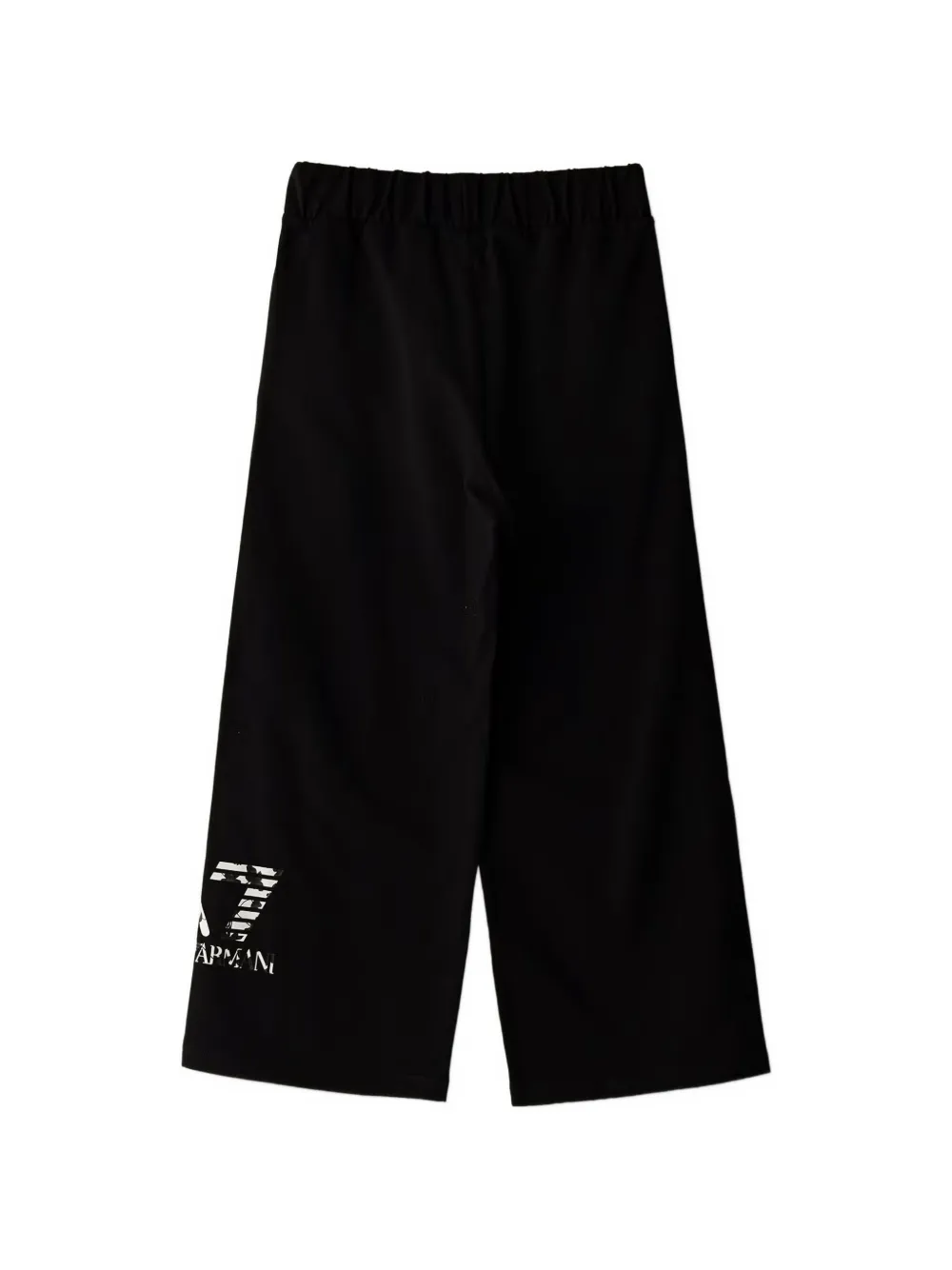 Emporio Armani Kids Broek met logoprint Zwart
