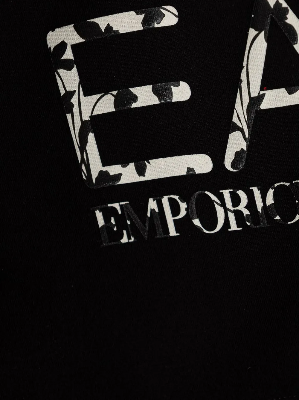 Emporio Armani Kids Broek met logoprint Zwart