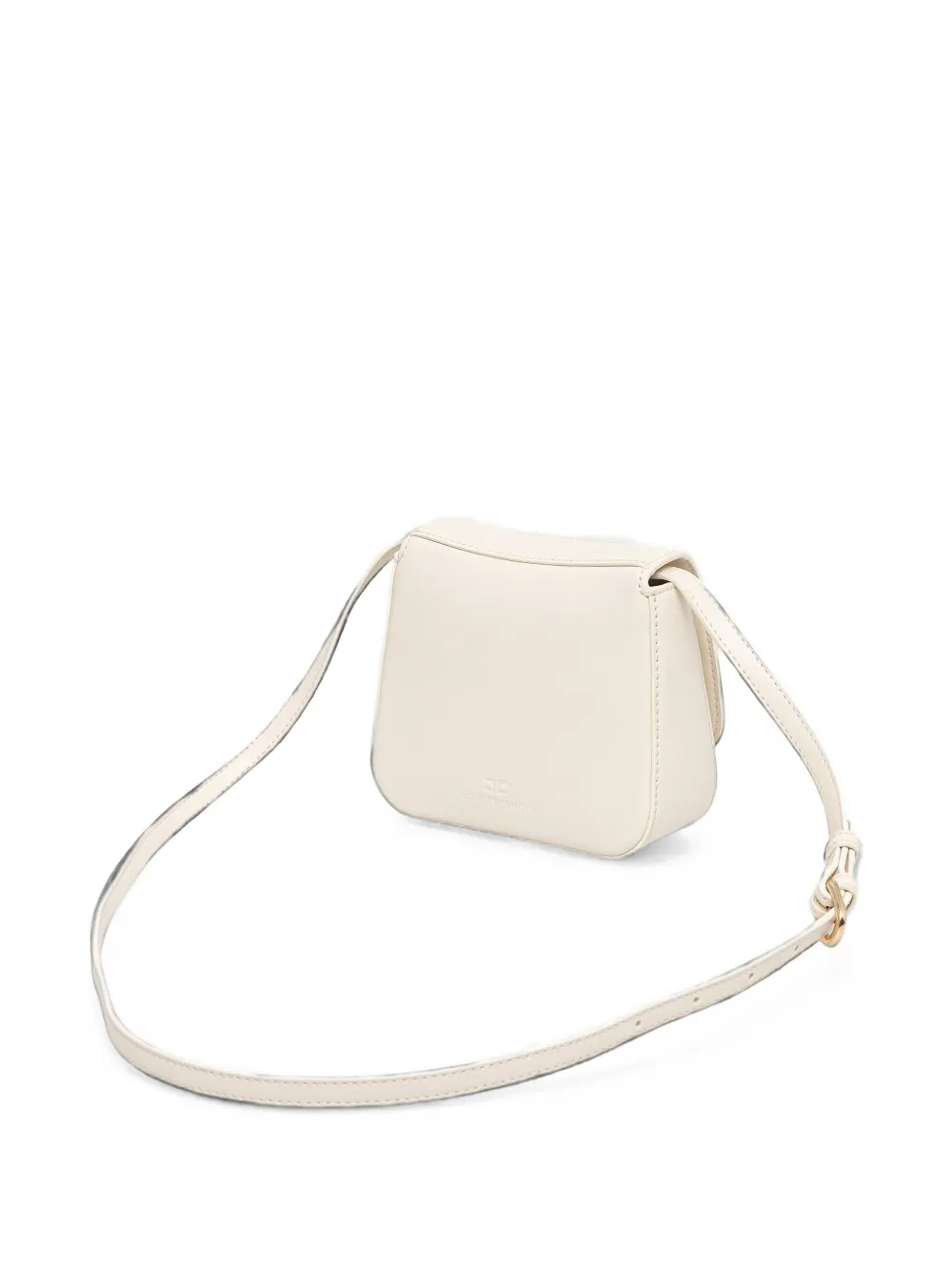 Elisabetta Franchi Kids Schoudertas met logoplakkaat Beige
