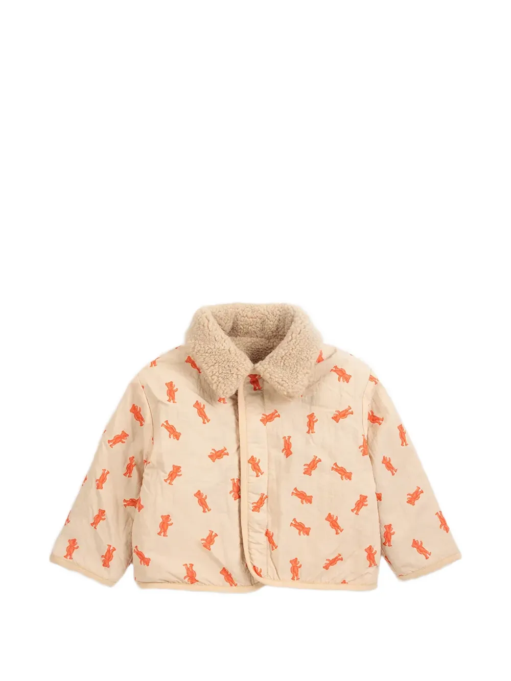 Bobo Choses Softpaw Monster reversible jacket Beige
