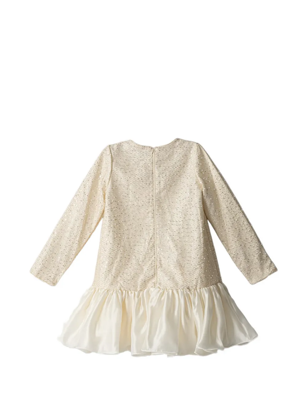 Abel & Lula Jurk verfraaid met pailletten Beige