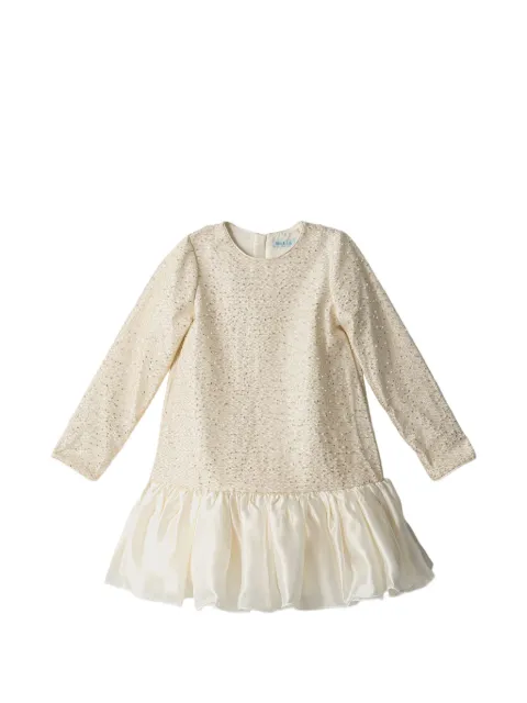 Abel & Lula sequin-embellished ruffled dress